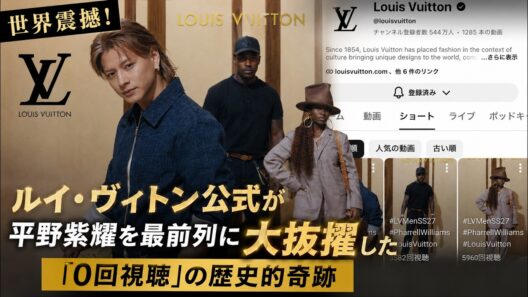 世界震撼！ルイ・ヴィトン公式が平野紫耀を最前列に大抜擢した「0回視聴」の歴史的奇跡- iLYsTV