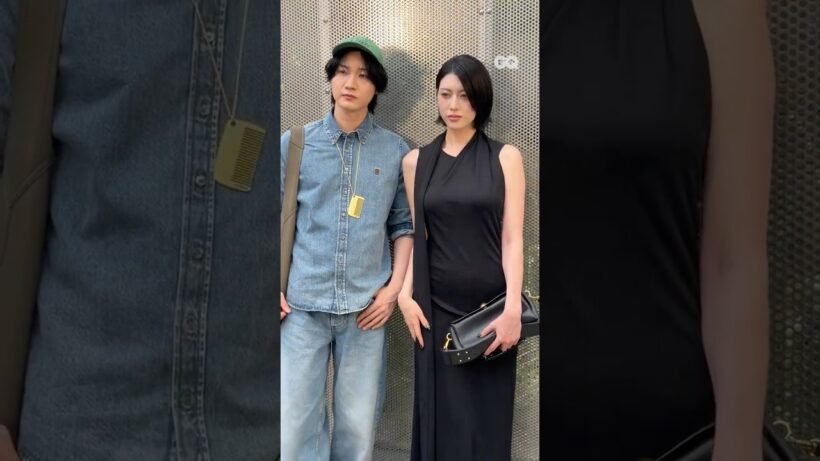 #アミパリス パリでの2027春夏コレクションには桜田通、三吉彩花、BRIGHTら豪華なメンバーが来場した。