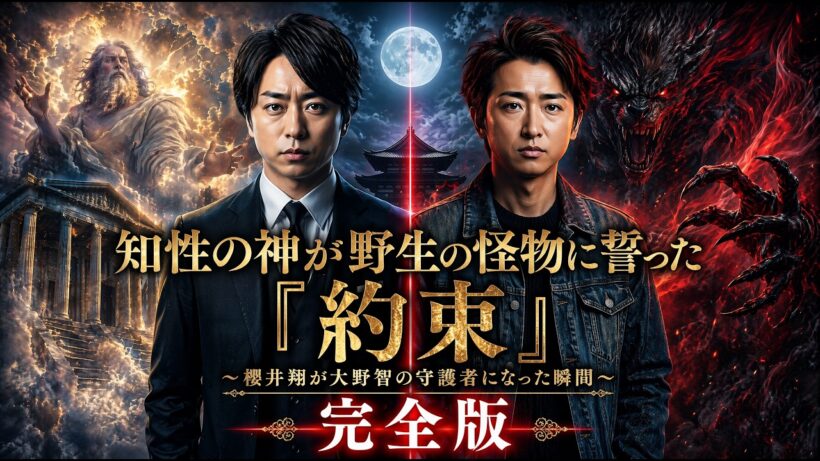 櫻井翔が大野智に誓った『約束』と『契約』。なぜ自分を犠牲にしてまでリーダーを守り続けなければならなかったのか？【完全版】