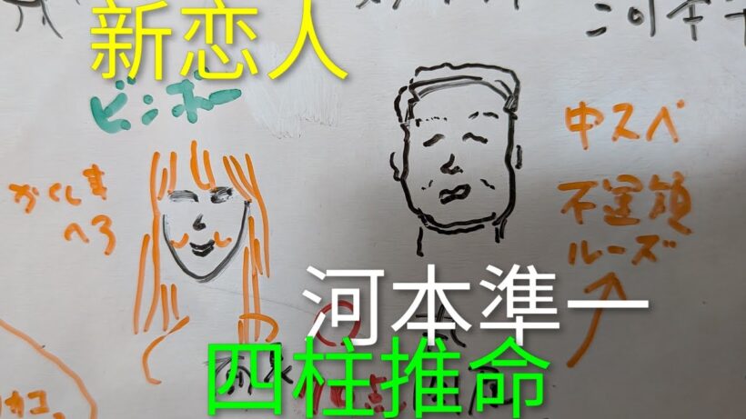 【去年離婚してもう新恋人】次長課長河本準一❤️‍🩹グラドル　四柱推命で占いました