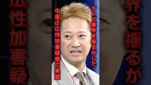 テレビ業界を揺るがした中居正広性加害疑惑の実態