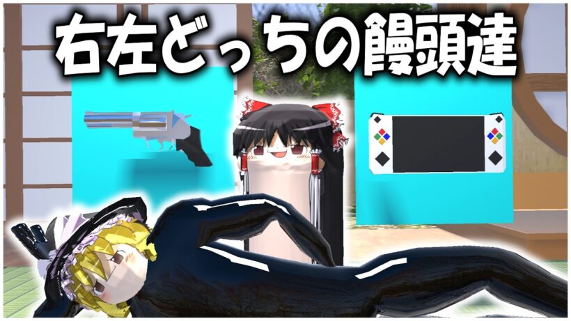 【ゆっくり茶番】右左どっちで遊ぶ饅頭達。