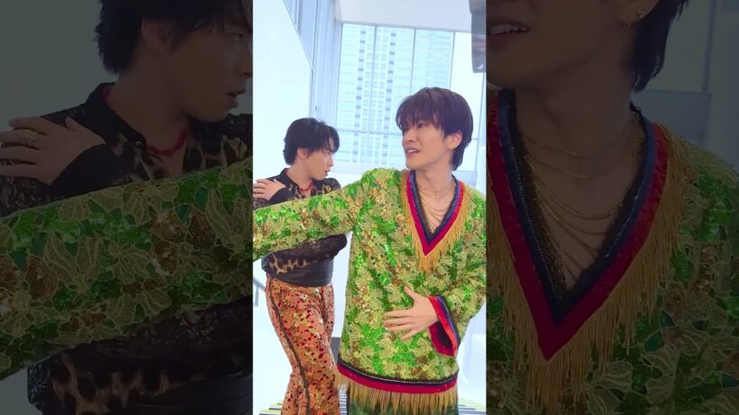 プレ味だね 💜❤️#SnowMan  #深澤辰哉 #宮舘涼太#グッタイム #いっしょにグッタイム