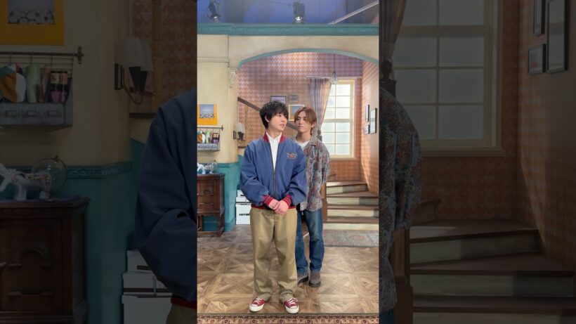 シュラシュシュビームで囲む山田と囲まれる有岡💫（#Shorts）