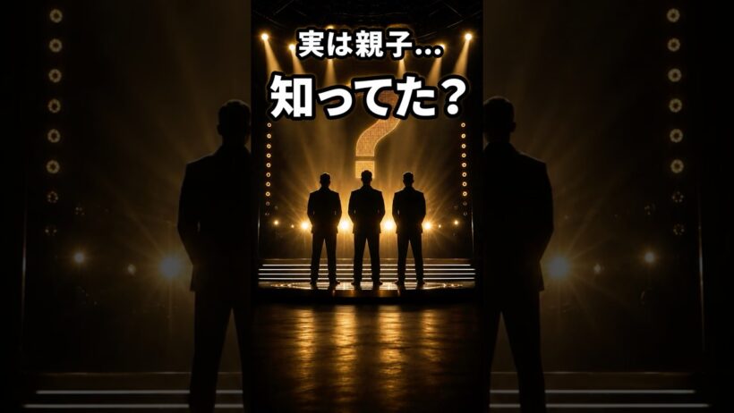 【衝撃】実は親子だった芸能人3選！知ってた？😳