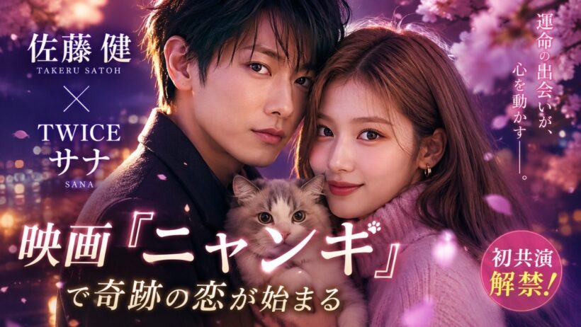 佐藤健×TWICEサナ初共演！映画『ニャンギ』で奇跡の恋が始まる #佐藤健 #TWICEサナ #ニャンギ