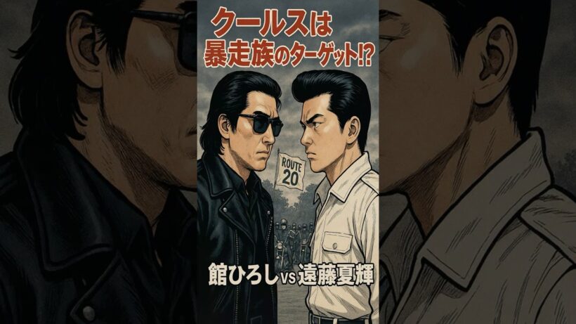 遠藤夏輝VS舘ひろし、ヘビに睨まれたカエルとは！？ #遠藤夏輝 #舘ひろし  #クールス #shorts