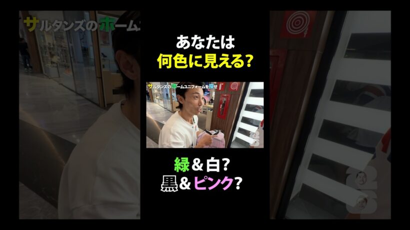あなたは何色のシャツに見える？#カミナリの記録映像 #shorts