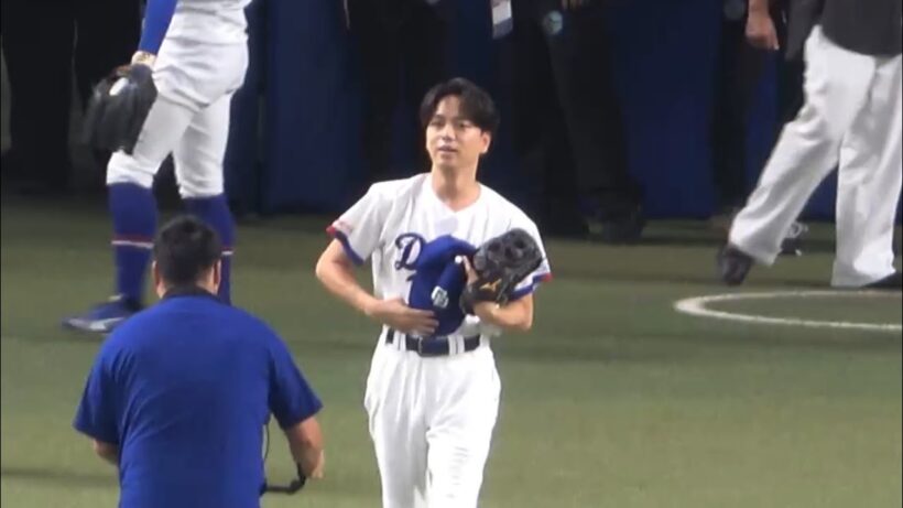 104km/hのストライク投球！！山崎育三郎さんによる始球式！（2026/7/10）