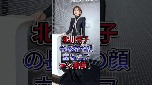 北川景子の長女の顔立ちにファン驚愕！ #北川景子 #daigo