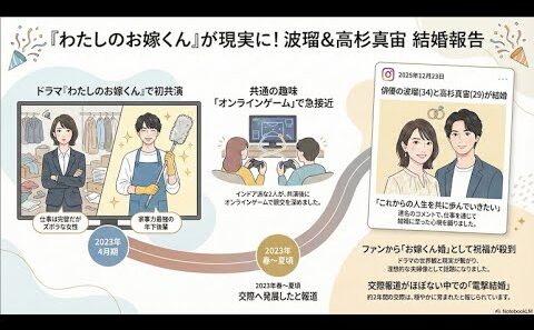 【AIが徹底解説】波瑠&高杉真宙の結婚までの道のりを解説！ #notebooklm #波瑠 #高杉真宙 #結婚 #わたしのお嫁くん