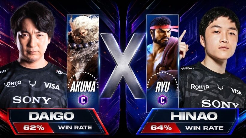 SF6 ▰ DAIGO (Akuma) vs HINAO (Ryu) FULL GAMEPLAY ▰ Street Fighter 6