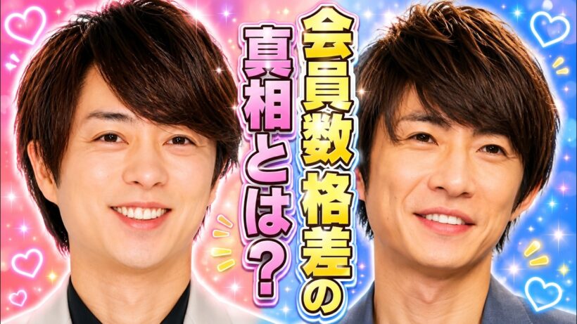 嵐FC会員数で波紋！櫻井翔と相葉雅紀に4万人差…人気格差の真相とは #嵐#櫻井翔#相葉雅紀
