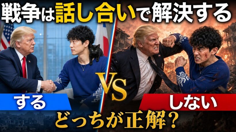 【ひろゆき】戦争は話し合いで解決する vs しない、どっちが正解？