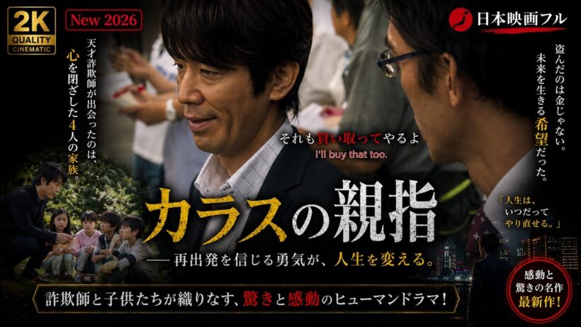 【最高の日本映画】💥🅷🅾🆃 ✅これ観なきゃ損！🎞️『カラスの親指』🎬