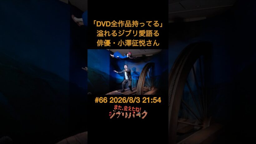 「DVD全作品持ってる」 溢れるジブリ愛語る 俳優・小澤征悦さん「また、会えたね❗️ジブリパーク」#66  #shorts