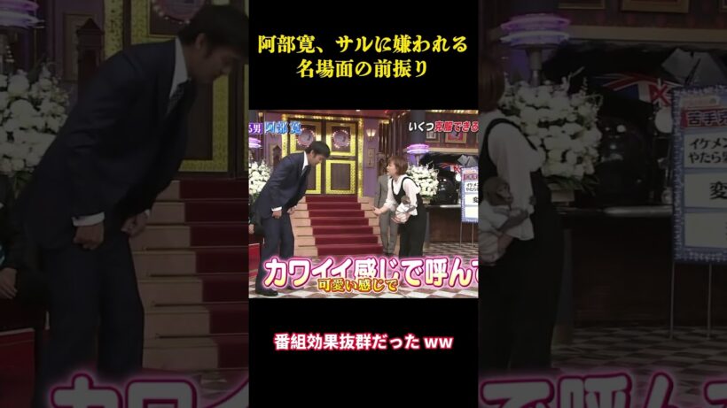 阿部寛、サルに嫌われる名場面の前振り #面白集 #笑える#面白い #芸人