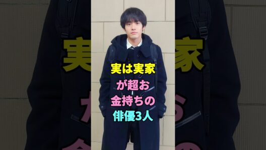 実は実家が超お金持ちの俳優3人 #赤楚衛二 #菅田将暉