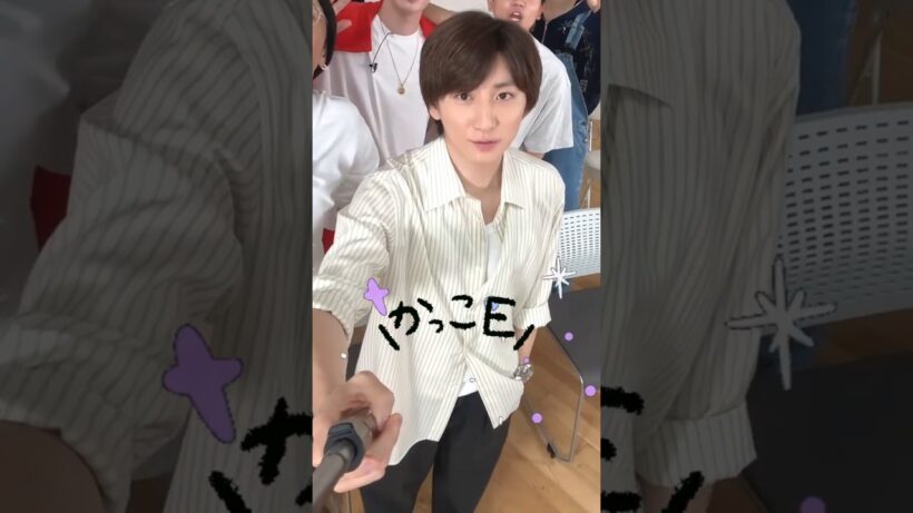 爽やかなイケメンボーイ大我 #京本大我 #sixtones #シャツ着ただけで騒がれるきょも
