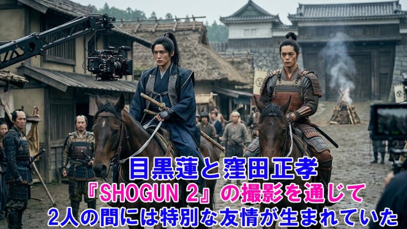 目黒蓮と窪田正孝――『SHOGUN 2』の撮影を通じて、2人の間には特別な友情が生まれていた !