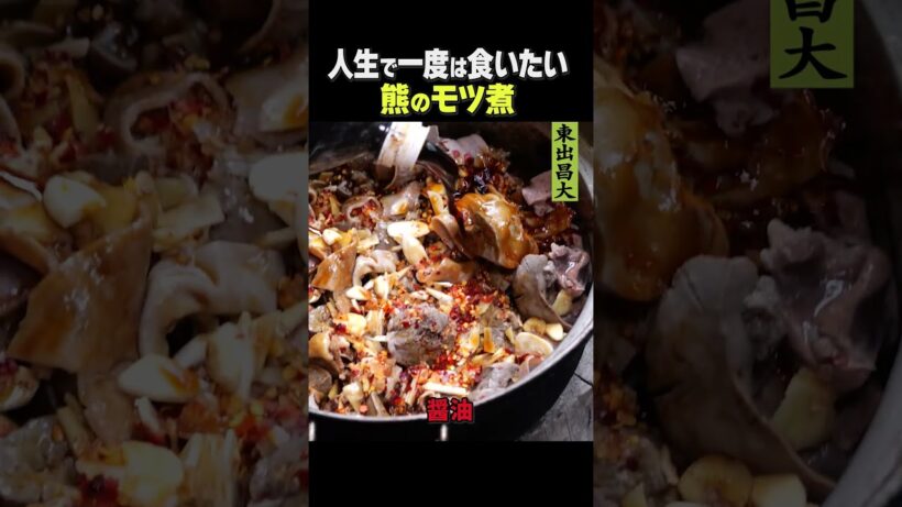 東出昌大 / 熊のモツ煮