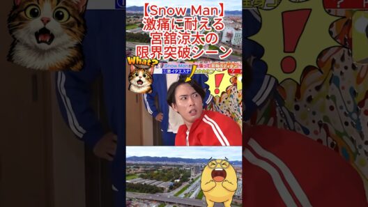 【Snow Man】激痛に耐える宮舘涼太の限界突破シーン