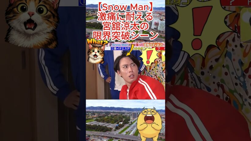 【Snow Man】激痛に耐える宮舘涼太の限界突破シーン