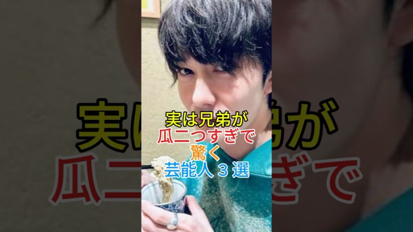 実は兄弟が瓜二つすぎで驚〈芸能人3選 #岡田将生 #藤ヶ谷太輔 #芸能人 fyp_1080p