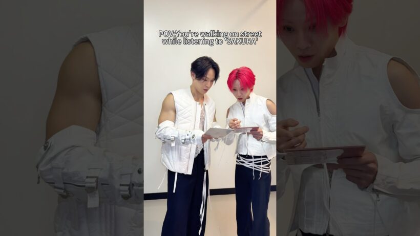 #JO1 | 'SAKURA' You’re walking on street while listening to ’SAKURA’ #與那城奨 #SHO #川尻蓮 #REN #shorts