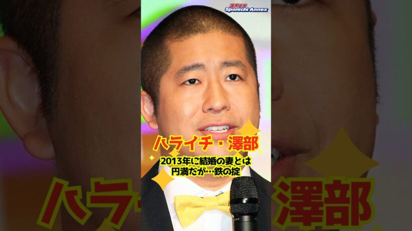 【ハライチ澤部】2013年に結婚の妻とは円満だが…鉄の掟 #shorts #ハライチ #澤部佑 #酒のツマミになる話 #夫婦