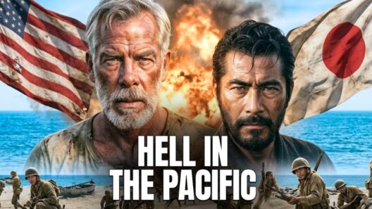 Hell In The Pacific (1968) | Lee Marvin - Toshirô Mifune Adventure Movie | English Dubbed