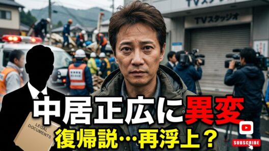 【衝撃】中居正広に再び注目…熊本支援の裏で弁護士が沈黙する理由とは？「復帰説」が消えない本当のワケ