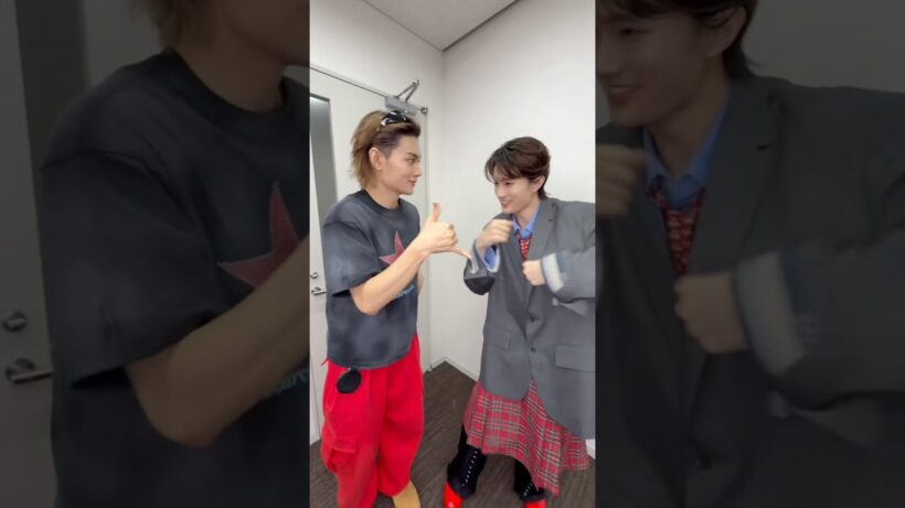 乗りこなせBigwave🏄🌊#佐野勇斗 #山中柔太朗 #MILK #友情パレード