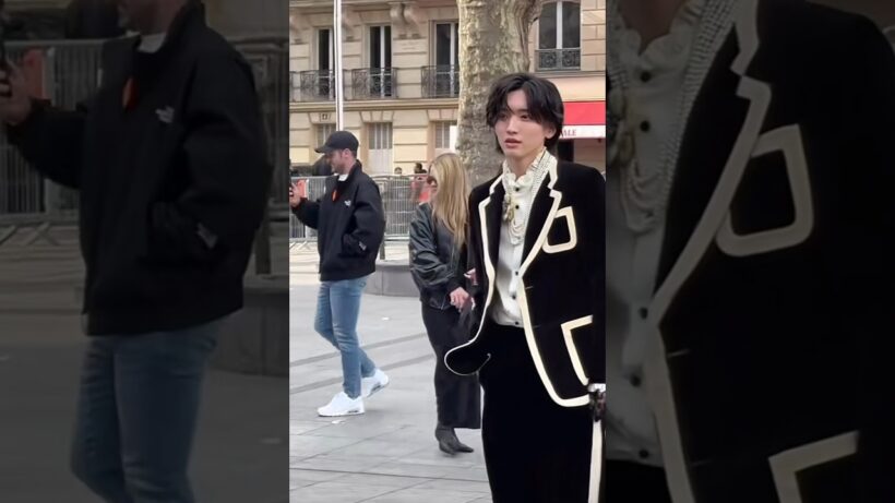 王子様ですか？✨ヴァレンティノの会場に道枝駿佑が！自信にとって初めてのパリでのファッションショーへ🇫🇷#Valentino#Naniwaboys#ShunsukeMichieda#미치에다슌스케
