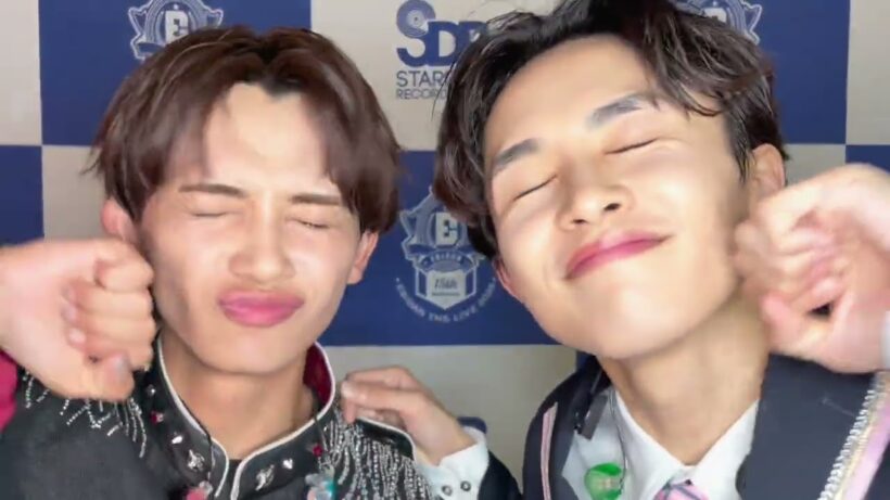 #NAOYA さんと #むちゅむちゅ 😍 @ONENONLYTVOfficial  #超特急_ガチ夢中！ #タクヤ #EBiDAN