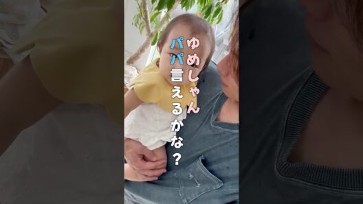 夢空「パパ」って言えるかな？🤔　#杉浦太陽 　#shorts 　#夢空　#パパ　#成長記録
