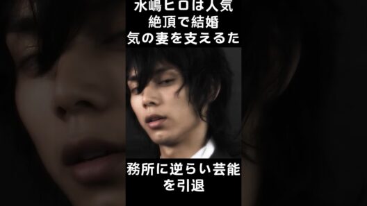 水嶋ヒロは人気絶頂で結婚病気の妻を支えるため、事務所に逆らい芸能界を引退 #fyp  #foryou