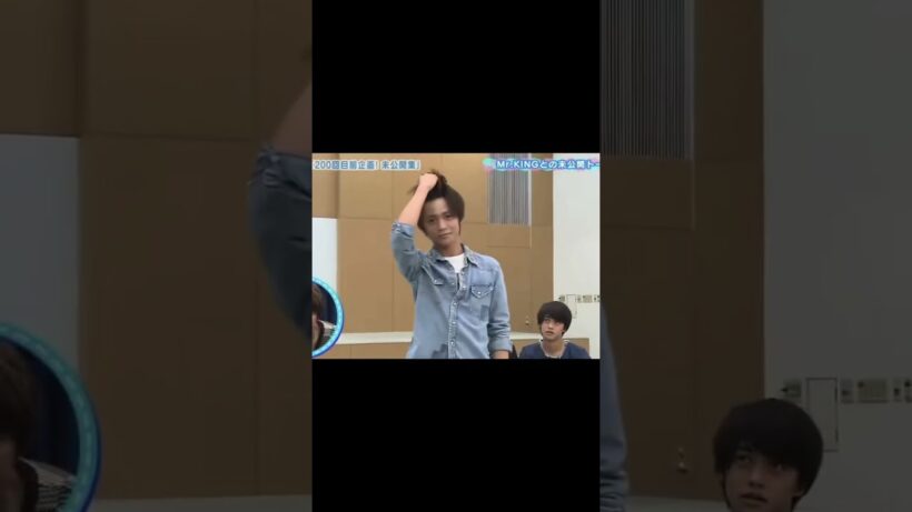 ガッツリおでこ出しれんれん #永瀬廉 #キンプリ