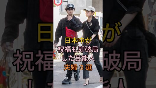 日本中が祝福も即破局した芸能人夫婦3選 #前田敦子 #勝地涼 #沢尻エリカ #高城剛