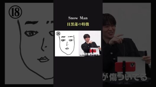 【努力】SnowMan 目黒蓮の顔にキズ　その理由は？