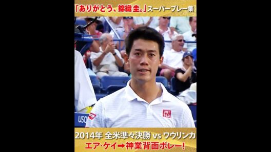 【ありがとう、 錦織圭。】スーパープレー集② 2014年  #WOWOWテニス