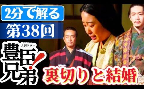 豊臣兄弟！第38回「あさひの結婚」（仮）松下洸平さんの徳川家康との政略結婚！NHK大河ドラマ2分で分る38話ネタバレあらすじ予想！第32回第33回から38回まで