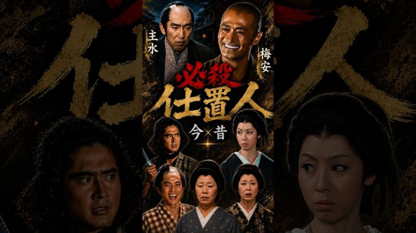 『必殺仕置人』今昔｜あの名優たちは今… 山﨑努・藤田まこと・沖雅也【1973年→現在】#shorts #必殺仕置人**「今昔」「名優」「1973年→現在」
