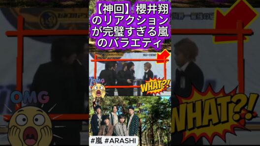 【神回】櫻井翔のリアクションが完璧すぎる嵐のバラエティ