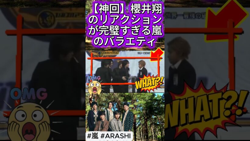 【神回】櫻井翔のリアクションが完璧すぎる嵐のバラエティ