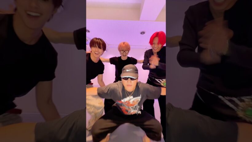 #JO1 | 'WHATCHA DOIN' #REN × #JUNKI × #SYOYA with KAZさん #JO1_WHATCHADOIN #川尻蓮 #河野純喜 #木全翔也 #shorts