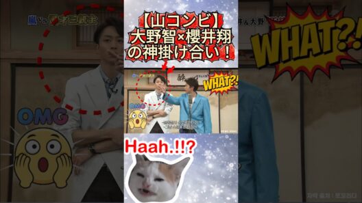 【山コンビ】大野智×櫻井翔の神掛け合い！