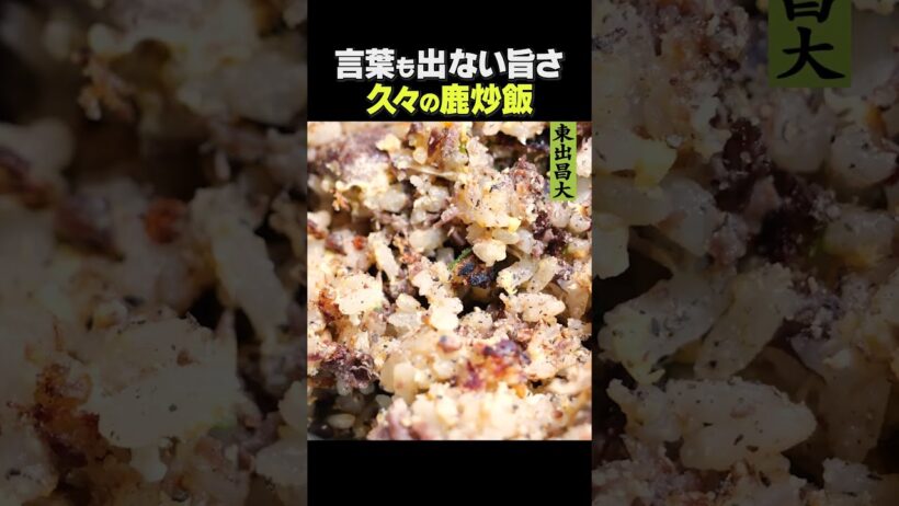 東出昌大 / 久々の鹿炒飯