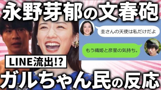 【ガルちゃん】文春砲第２弾！永野芽郁と田中圭の不倫LINEとガルちゃん民の反応教えてｗ【有益2ch】