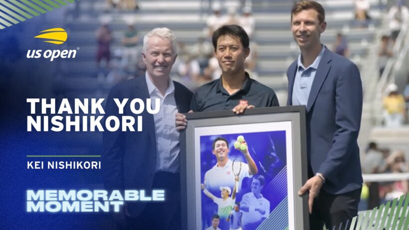 Kei Nishikori's Final Match Presentation | 2026 US Open